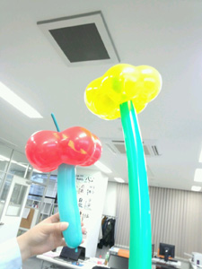 お花のバルーン